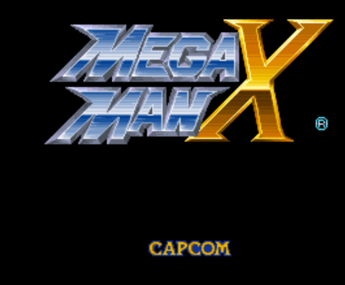 Mega Man X Title Screen
